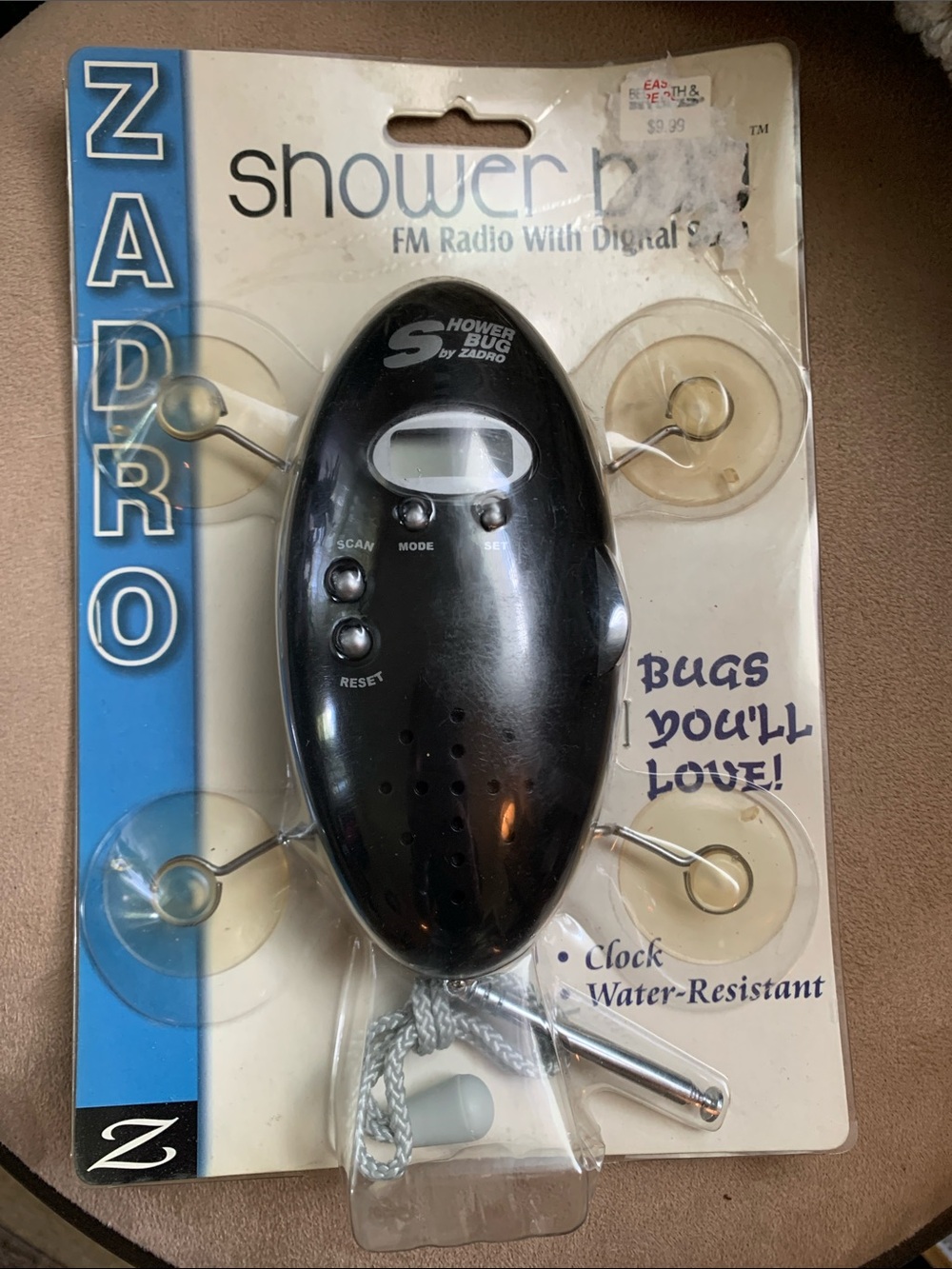 Zadro Shower Bug FM Radio with Digital Scan
Unopened in original packaging
